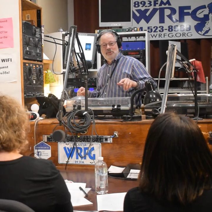 Mark at WRFG Photo with civil rights leaders Lili et al (2)